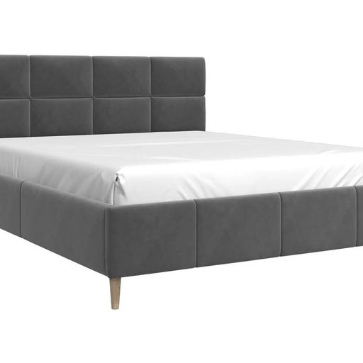 Кровать «Ханна», серая